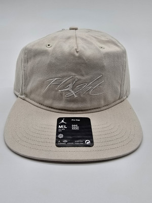 Nike Air Jordan Hat Flight Pro Strap 5-Panel Beige/White