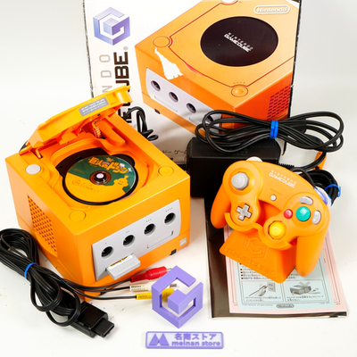 Boxed Nintendo GameCube Spice Orange Console NTSC U-C/J Region
