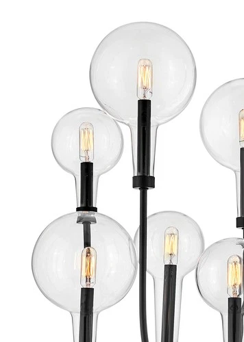 Hinkley Lighting 30527 Alchemy 30"W 10 Light Chandelier - Black - Picture 6 of 9