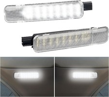 Interior Door Panel Courtesy Light Lamp Compatible with Silverado Color: White