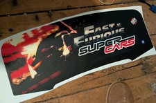 Fast And Furious super cars Marquee backlight Arcade original BLK cabinet