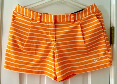 NWT! Womens Nike Golf DRI-FIT Athletic Golf Beach Surf Shorts Stretch Pockets 14