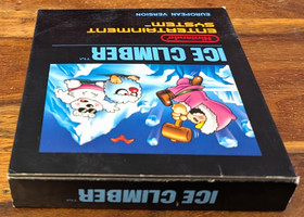 &iexcl;Estado de coleccionista! Ice Climber Small Box Nintendo NES Juego Sistema de Entretenimiento