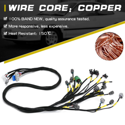 OBD1 Budget D/B-series Tucked Engine Harness For Honda Civic CRX Integra B16 D16