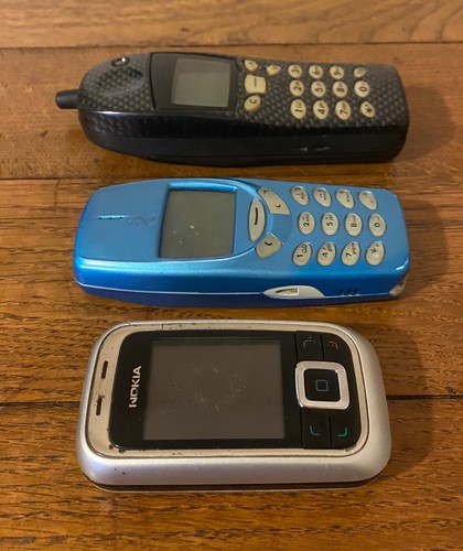 3 x Vintage Nokia Phones Untested Spares or Repair - Zdjęcie 5 z 6