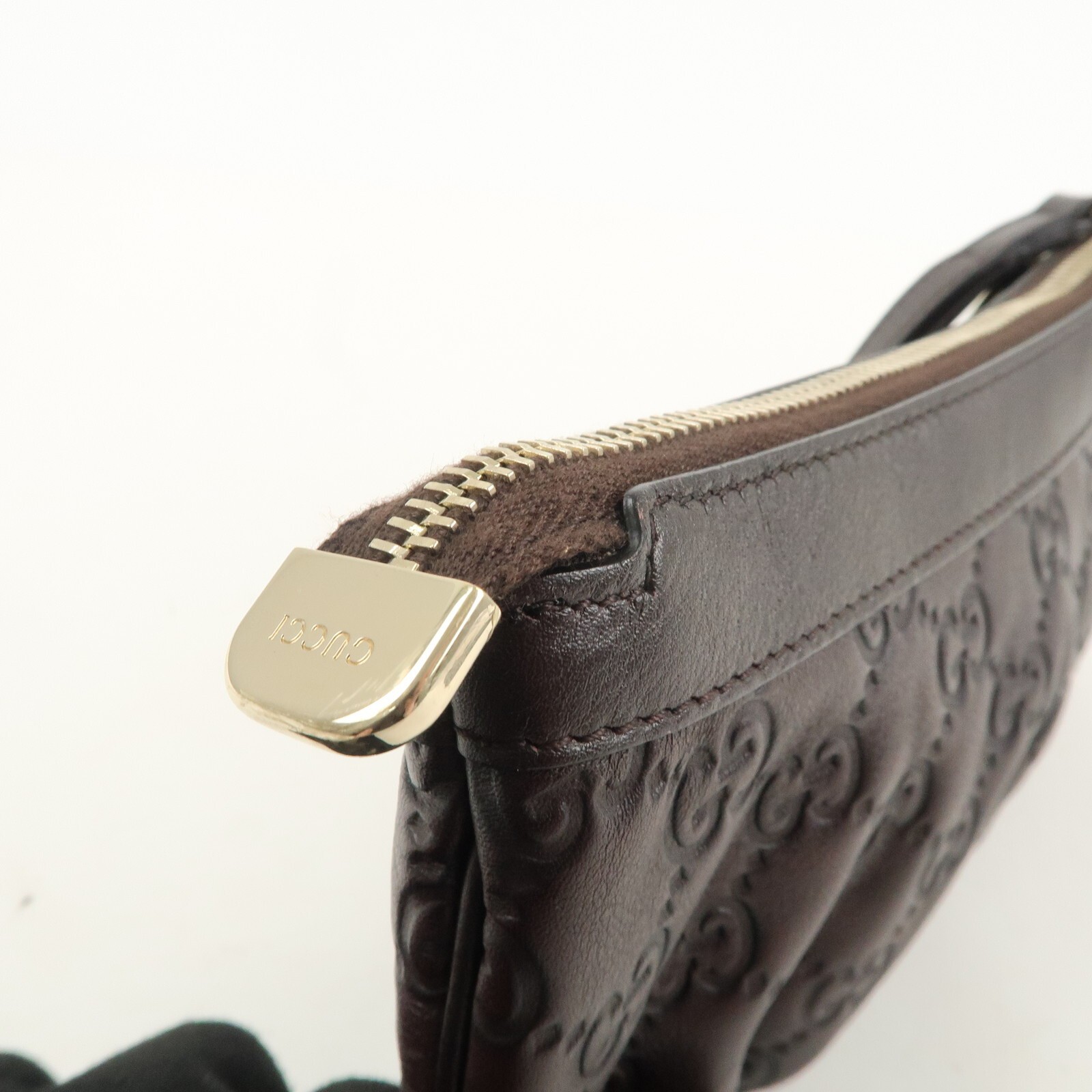 GUCCI Guccisima Interlocking G Accessory Pouch Le… - image 20