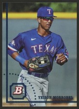 2022 Bowman Heritage Prospects Image Swap YEISON MORROBEL #BHP98 Texas Rangers