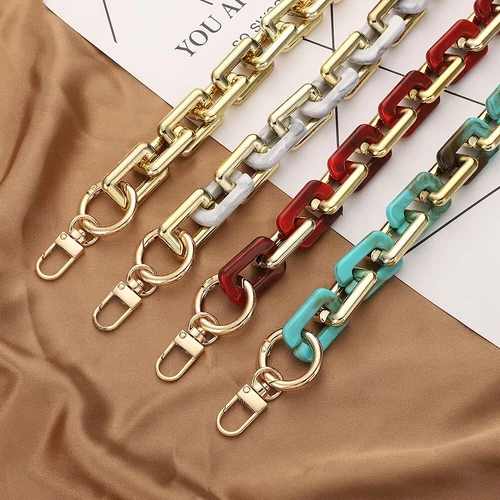 Replacement Crossbody Retro Acrylic Chain Strap Shoulder Bag Handbag 40 - 120 CM