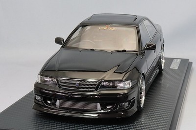 Ignition model 1/18 VERTEX JZX100 Chaser Black/WORK Emotion Type 18inch