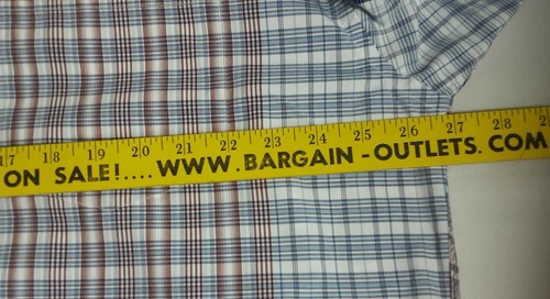 Camisa Tommy Hilfiger Para Hombres Manga Larga Con Botones XXLarge Roja Azul Ajuste Personalizado - Imagen 8 de 12