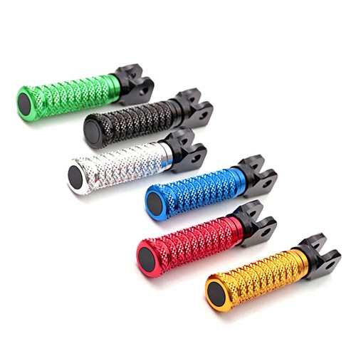 Juego de estriberas delanteras rojas M-Grip Racing para Ducati 996/S/R todo el año - Imagen 2 de 7