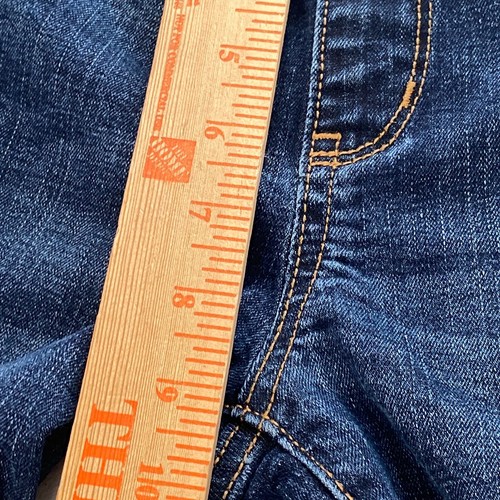 Old Navy Jeans Boys Youth XL (14-16) Blue Karate Pull On Straight Med Wash Denim - Picture 12 of 15