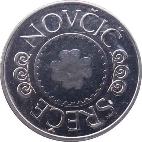 Moneda de la suerte de Eslovenia - Novcic Srece ficha rara Mobitel 2002/2003 - Imagen 1 de 3