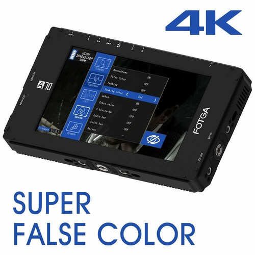 Monitor de video de 7" Kit adaptador de corriente y batería ficticia y montaje en V para cámara de cine réflex digital - Imagen 4 de 10