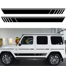 2x Car Body Side Sticker Stripes Racing Vinyl Decal Graphics Auto Accessories