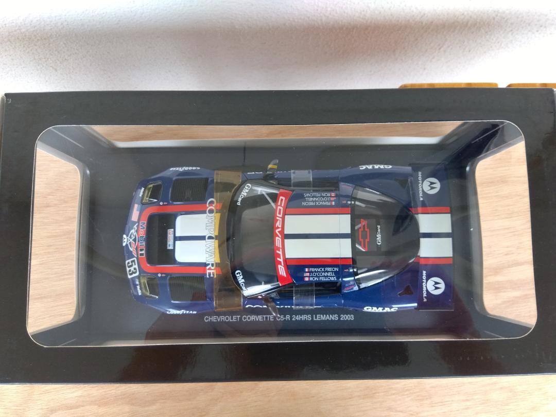 AUTOart 1/18 コルベット C5R LEMANS 2003 2003 Chevrolet Corvette C5-R #53 Lemans diecast model car 1