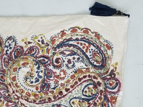 Vintage Traditional Printed & Embroidered Paisley Table Runner 171x39 cms - Picture 3 of 12
