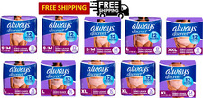 Always Discreet Adult Incontinence  Postpartum Underwear for Women S/M/L/XL/XXL