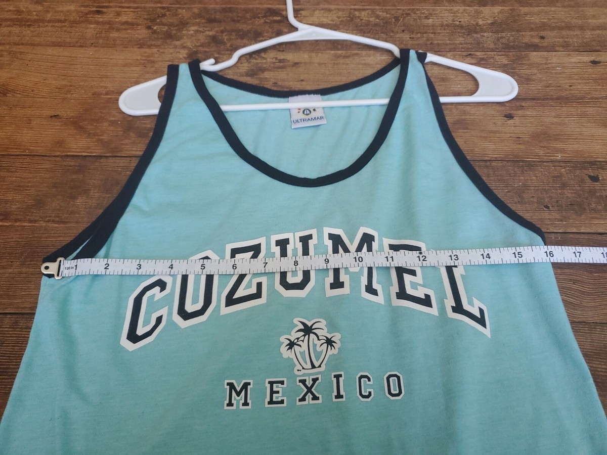 Ultramar Blue Cozumel Mexico Tank Top View 2