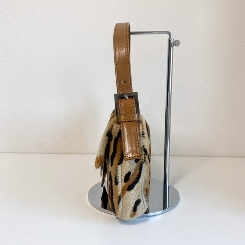 Bolso de hombro FENDI Baguette pelo de pony leopardo - Imagen 4 de 19