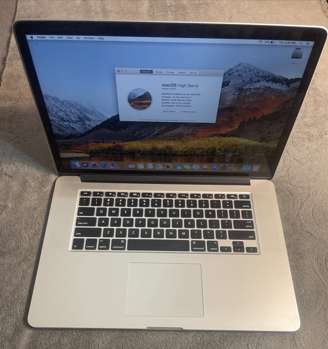 カスタムMacBookpro/2.5k/i7-2.5GHz/16+512/82% カスタムMacBookpro/2.5k/i7-2.5GHz/16+512/82% MacBook本体