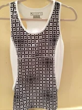Tek Gear Womens Multicolor Tank Racer Back Polyester Spandex Size M