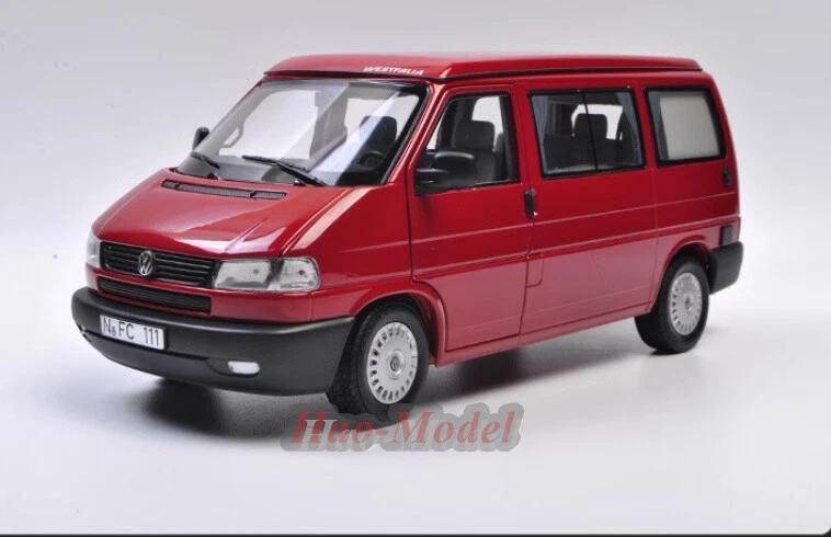 Schuco 1/18 Volkswagen T4B Van Camping Alloy Diecast Model Car Bus Gifts Display - Photo 3/4