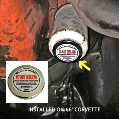 Camaro Firebird Oil Filter Magnet Pull Rating 65 lbs Fits All Years