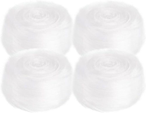 FabricLA Faux Fur Ribbon Trim Fabric - for Christmas, Crafting, Sewing - White - Picture 9 of 28