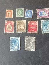 1942 ADEN STATE OF SHIHR AND MUKALLA PARTIAL SET, MINT