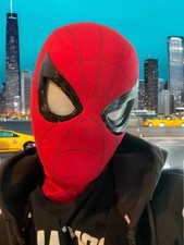 Authentic Spider Man Mask with Moving Eyes Perfect for Cosplay Halloween