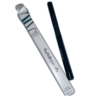 Laura Geller Augenkalligraphie flüssiger Eyeliner smaragdgrün - verpackt.