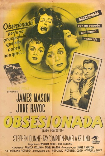 Lady Possessed 1952 Argentine Poster