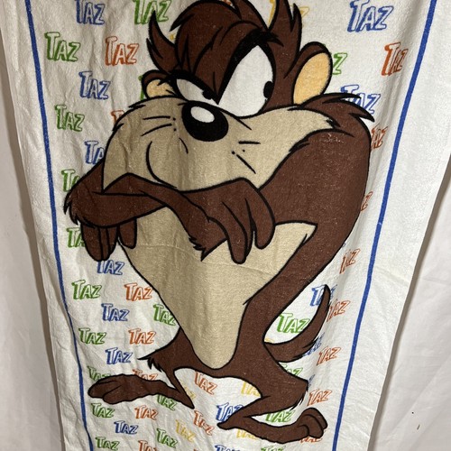 Vintage Taz Strand Badetuch 199��8 Warner Bros - Bild 4 von 6