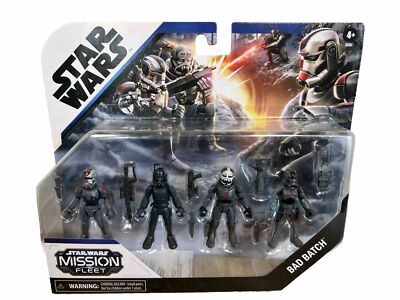 Star Wars Mission Fleet Clone Commando Bad Batch Wrecker Figure Set