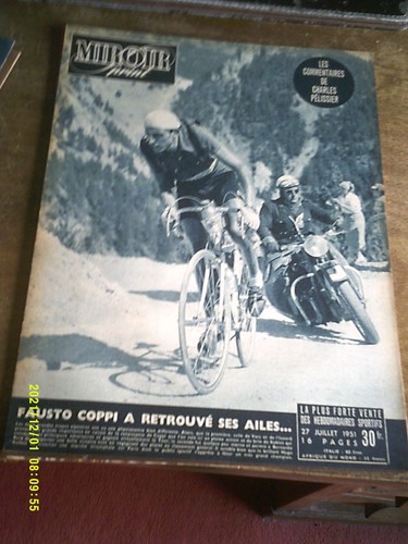 11 MIROIR SPRINT TOUR DE FRANCE 1951 BOBET KUBLER ROBIC COPPI NUMEROS SPECIAUX - Imagen 10 de 14