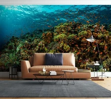 3D Cute Little Fish G10588 Wallpaper Wall Murals Removable Self-adhesive Honey