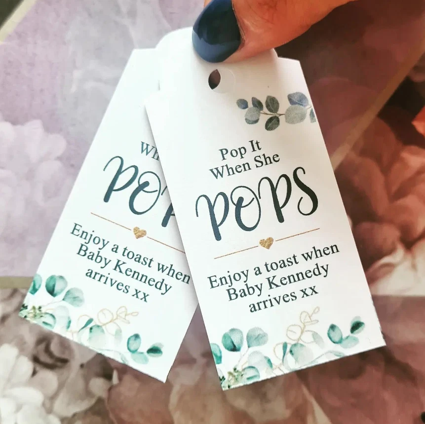 Personalised baby hotsell shower favours