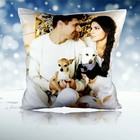 Personalised Cushion Cover Photo Valentines Gift Custom Print + Filling FREE