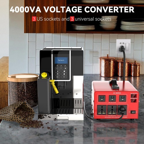 4000 Watt Voltage Converter Transformer Heavy Duty Step Up/Down Power Converter - Picture 4 of 7