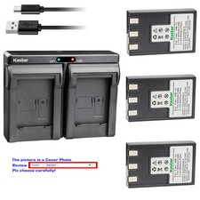 Kastar Battery Dual Charger for NB-1L NB-1LH CB-2L Canon PowerShot S500 Camera