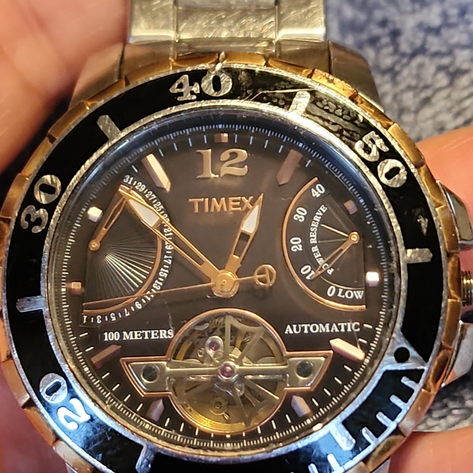 VINTAGE TIMEX MULTIFUNCTION AUTOMATIC  DIAL  MEN'… - image 1