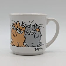 Sandra Boynton Keep Smiling Mug Cats Hugging Coffee Recycled Paper Products