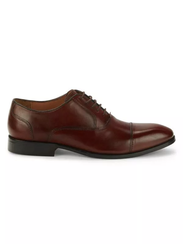 Steve Madden Square Cap Toe Perforated Leather Oxfords 130 Size 11.5D TSH 8 B
