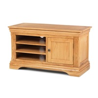 Rhone Solid Oak Furniture Small Television Cabinet Stand Unit Rhone Solid Oak Furniture Small Television Cabinet Stand Unit