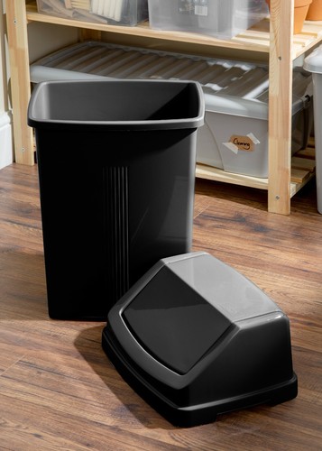 Plastic Swing Bin 8L/25L/50L Waste Dustbin Rubbish Refused Recycle Bins Home - Picture 22 of 40