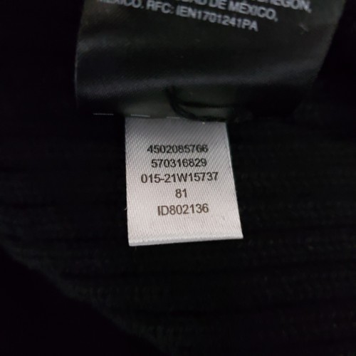 Suéter sin mangas White House Black Market para mujer talla L negro acanalado nuevo con etiquetas - Imagen 16 de 17