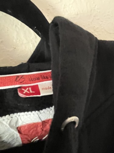 ES skateboard hoodie Zipup black vintage Y2K XL - Picture 2 of 6