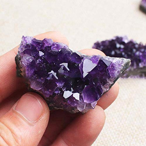 10-150g Large Natural Amethyst Cluster Quartz Crystal Druzy Geode Healing Stones - Picture 35 of 58