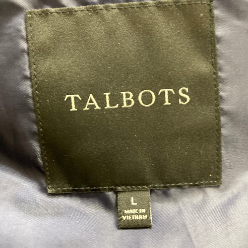Talbots Down Puffer Vest Womens Large Full Zip Pockets Quilted Sleeveless - Picture 3 of 18